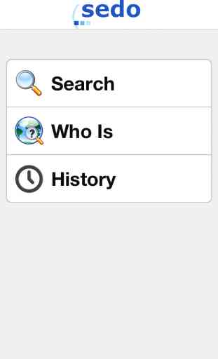 Sedo's Domain Search App 1