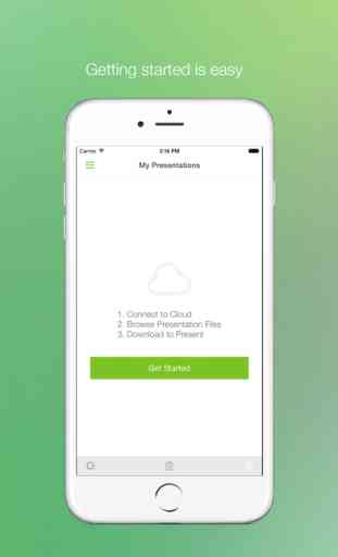 SlideStream: Professional presentation viewer with cloud service access 1