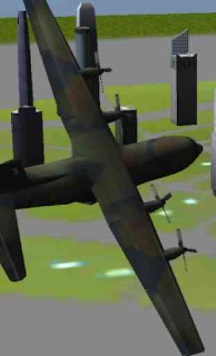 3D Army plane flight simulator 3
