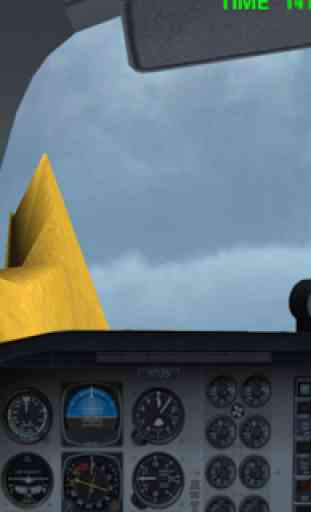3D Army plane flight simulator 4