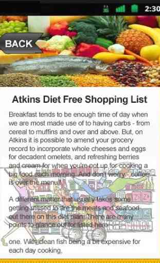 Atkins Diet Free Shopping List 3