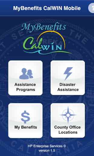 CalWIN Mobile Application 1