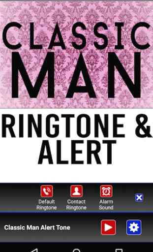 Classic Man Ringtone and Alert 2