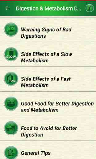 Digestion Metabolism Diet Tips 2