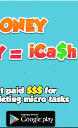 Earn Cash Free Rewards iCash 1