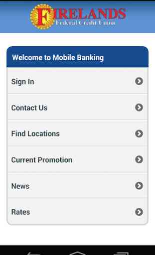 Firelands FCU Mobile Banking 1