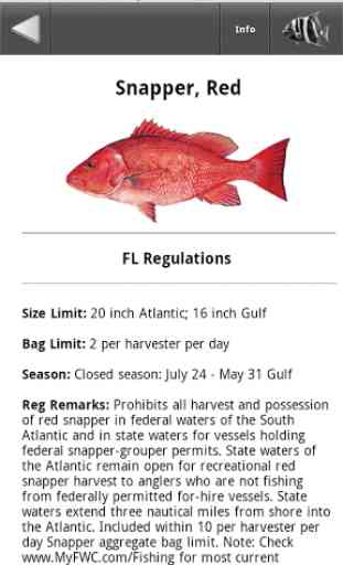 FL SW Fishing Regulations 2