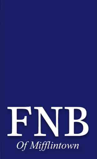 FNB Mifflintown Mobile Banking 1