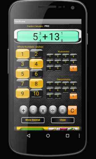 Fractions Calculator FREE 2