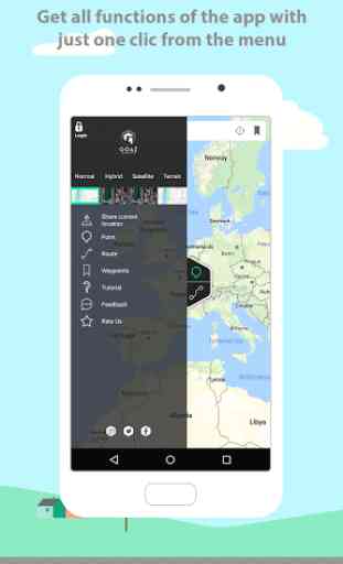 GOAZ: social navigation GPS 4