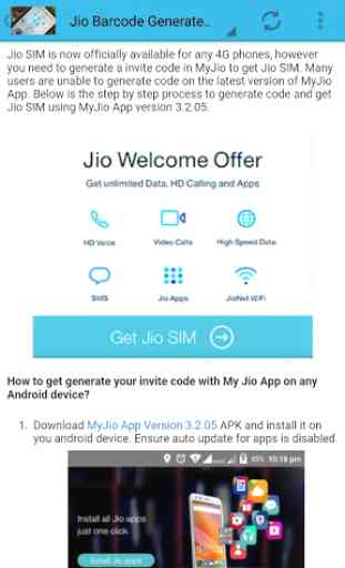 Guide For Jio 3