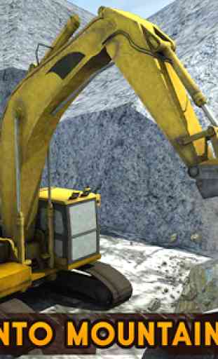 Hill Excavator Mining Truck 3D 2