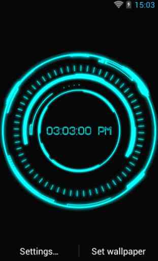 Iron Jarvis Laser Clock 1