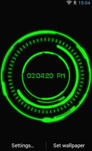 Iron Jarvis Laser Clock 2