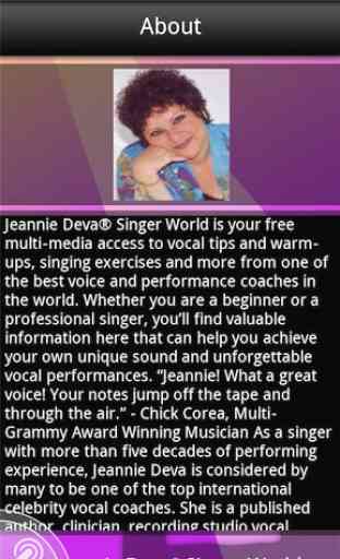 Jeannie Deva® Singer World 2