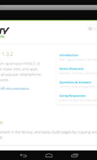jQuery mobile 1.3.2 Demos&docs 2