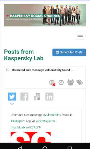 Kaspersky Social Channel 2