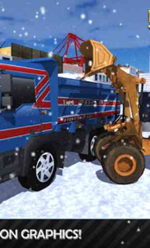 Loader & Dump Truck Winter SIM 1