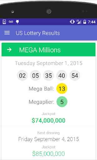 Lottery Results 2