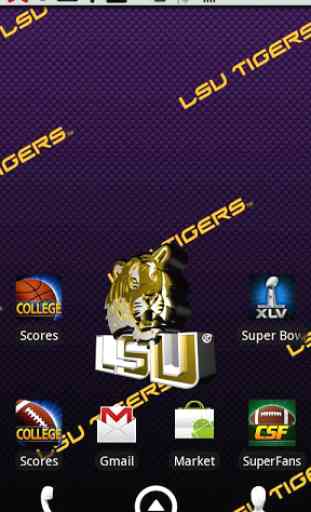 LSU Tigers Live Wallpaper HD 2