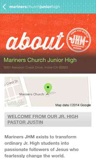 Mariners Church JHM App 2