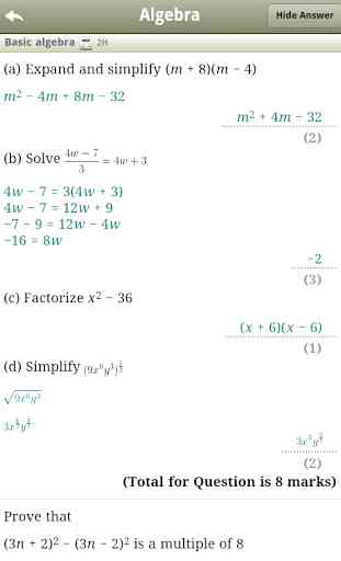 Maths GCSE Revision Samples 4