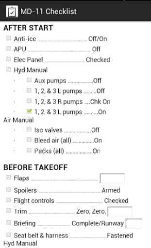 MD-11 Checklist 2