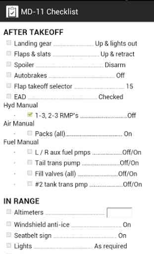 MD-11 Checklist 3