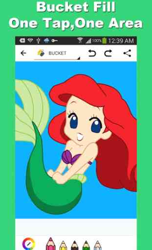 Mermaid Princess Coloring Game 1
