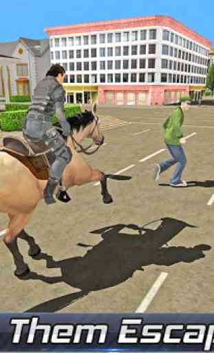 Police Horse Criminal Chase 1