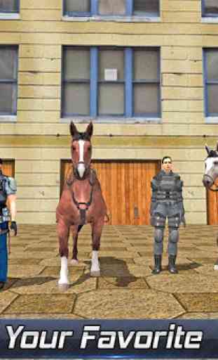 Police Horse Criminal Chase 4