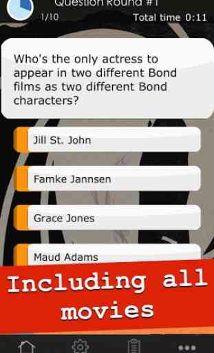Quiz App for James Bond 007 2