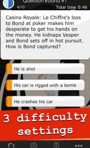 Quiz App for James Bond 007 3