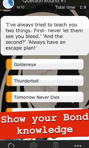 Quiz App for James Bond 007 4