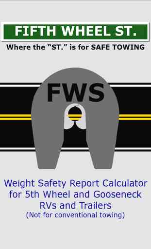 RV Weight Safety Report - FWS 1
