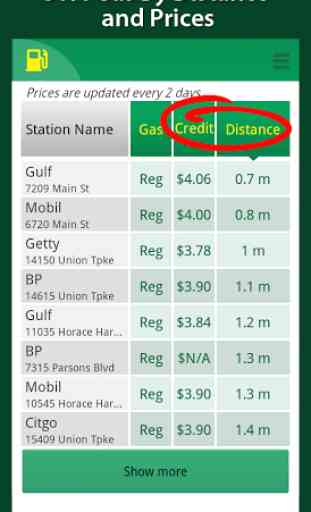 Simple Cheap Gas Prices Finder 3