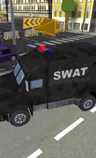SWAT Police Car Driver 3D 1