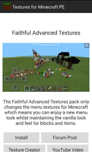 Textures for Minecraft PE 3