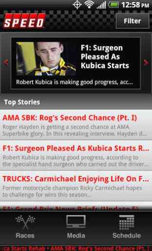 The Official SPEED Channel App 4