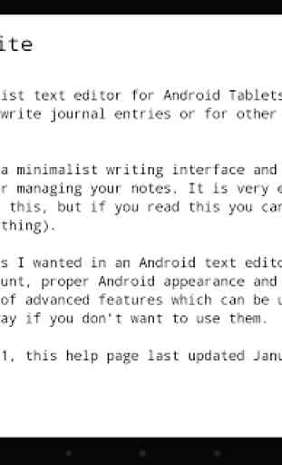 Write: Tablet Notepad/Journal 2