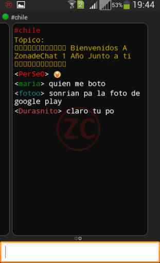 ZonadeChat -  Mi Chat Chileno. 4
