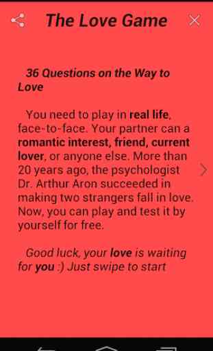 36 Questions - The Love Game 1