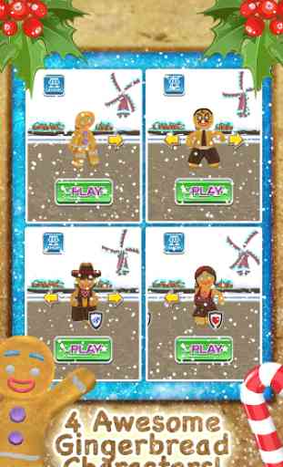 3D Gingerbread Dash Game FREE 1