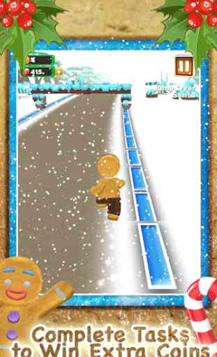 3D Gingerbread Dash Game FREE 4