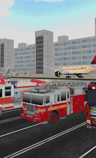 Airplane Emergency Fire Rescue 3