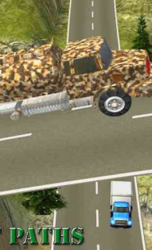 Army Oil Truck 3D 3