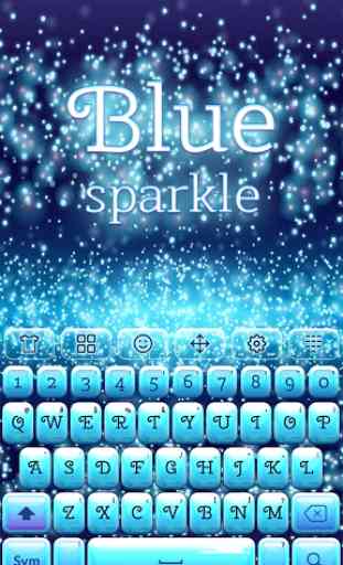 Blue Sparkle Keyboard 2