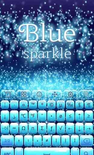 Blue Sparkle Keyboard 4