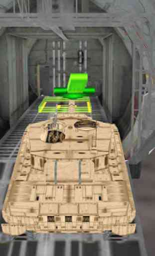 Cargo Jet Army Tank Transport 4