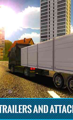 Cargo Trailer Transport Truck 2